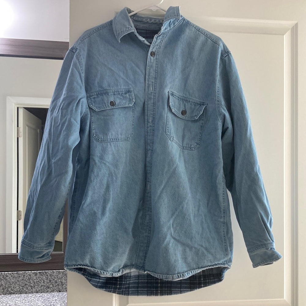Flannel Lined Denim Barn Coat